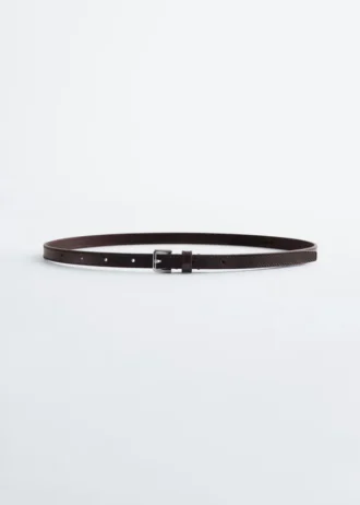 Slim Leather Belt