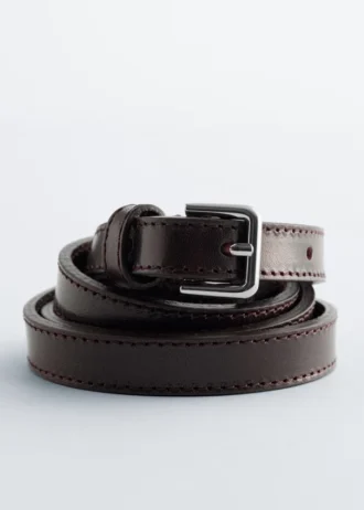 Slim Leather Belt
