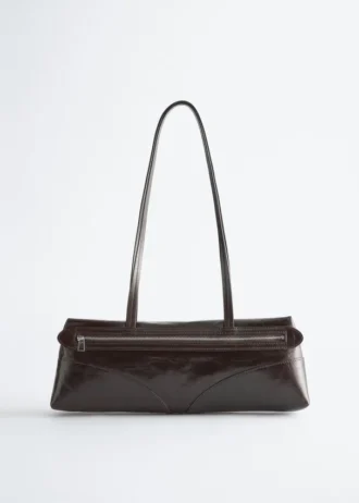 Slim Leather Shoulder Bag