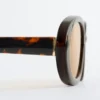 Slim Oval-Frame Sunglasses