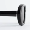 Slim Oval-Frame Sunglasses