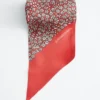 Slim Silk Print Scarf