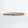 Slim Suede Belt