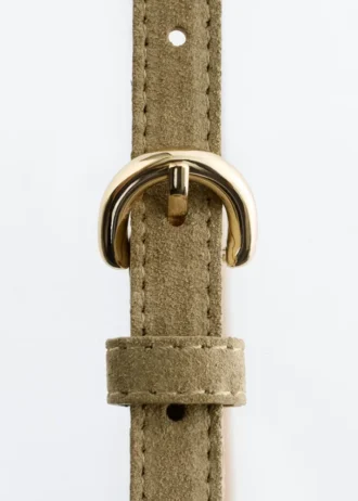Slim Suede Belt