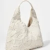 Small Appliquéd Denim Tote Bag