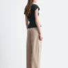 Smocked Boatneck Top
