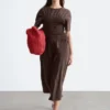 Smocked Midi Dress