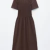Smocked Midi Dress