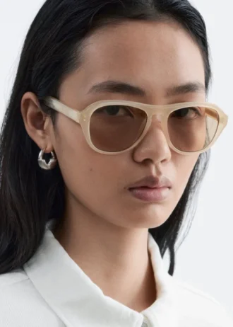Soft-Edge Square Sunglasses