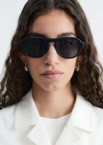 Soft-Edge Square Sunglasses