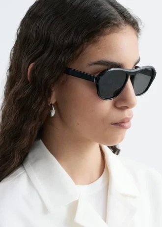 Soft-Edge Square Sunglasses