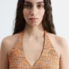 Spacedye Halterneck Midi Dress