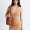 Spacedye Halterneck Midi Dress