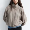 Sporty Viscose-Blend Jacket