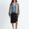 Sporty Viscose-Blend Jacket