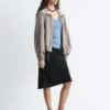 Sporty Viscose-Blend Jacket
