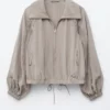 Sporty Viscose-Blend Jacket