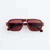 Square-Frame Aviator Sunglasses