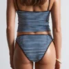 Square-Neck Cropped Tankini