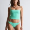 Square-Neck Tankini Top