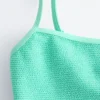 Square-Neck Tankini Top