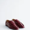 Square-Toe Leather Loafers
