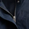 Stand-Collar Drawstring Jacket