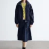 Stand-Collar Drawstring Jacket
