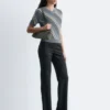 Straight-Leg Wool Trousers