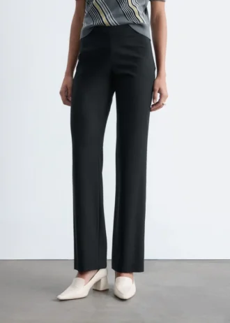 Straight-Leg Wool Trousers