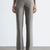 Straight-Leg Wool Trousers