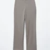 Straight-Leg Wool Trousers