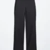 Straight-Leg Wool Trousers