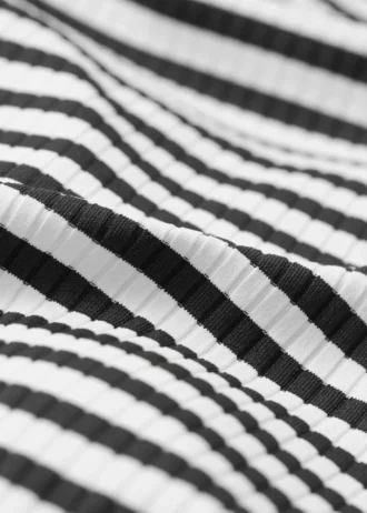 Straight-Neck Swimsuit