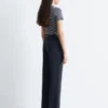 Straight Press-Crease Trousers