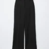 Straight Press-Crease Trousers