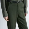 Straight Press-Crease Trousers