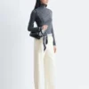 Straight Press-Crease Trousers