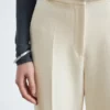 Straight Press-Crease Trousers