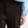 Straight Press-Crease Trousers