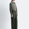 Straight Press-Crease Trousers