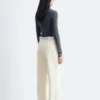 Straight Press-Crease Trousers