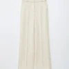 Straight Press-Crease Trousers