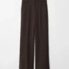 Straight Press-Crease Trousers