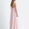 Strappy Embroidered Maxi dress