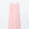 Strappy Embroidered Maxi dress