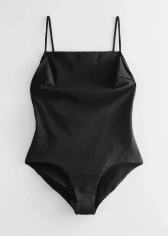 Strappy Open Back Swimsuit