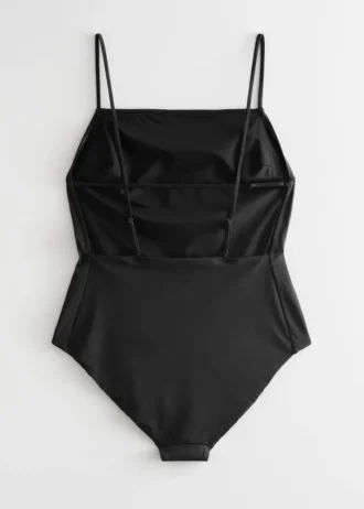 Strappy Open Back Swimsuit