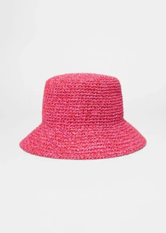 Straw Bucket Hat