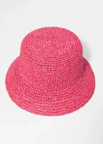 Straw Bucket Hat